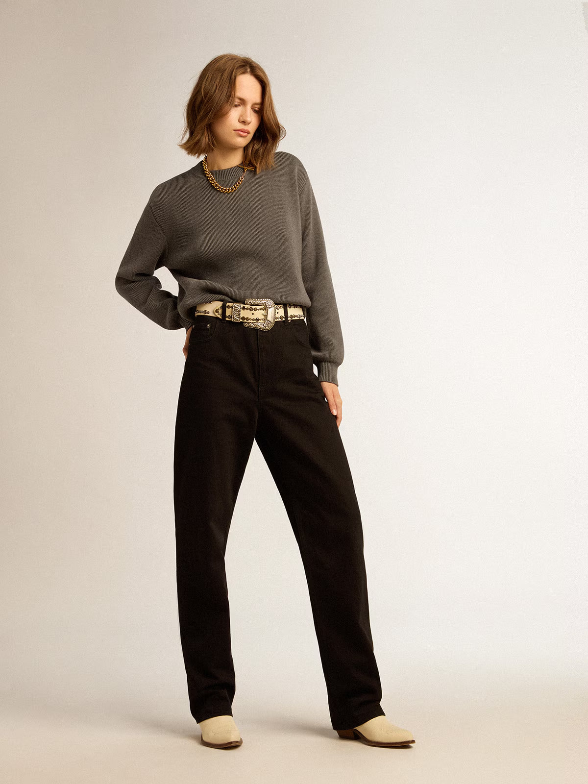 Jersey Crew Neck Logo