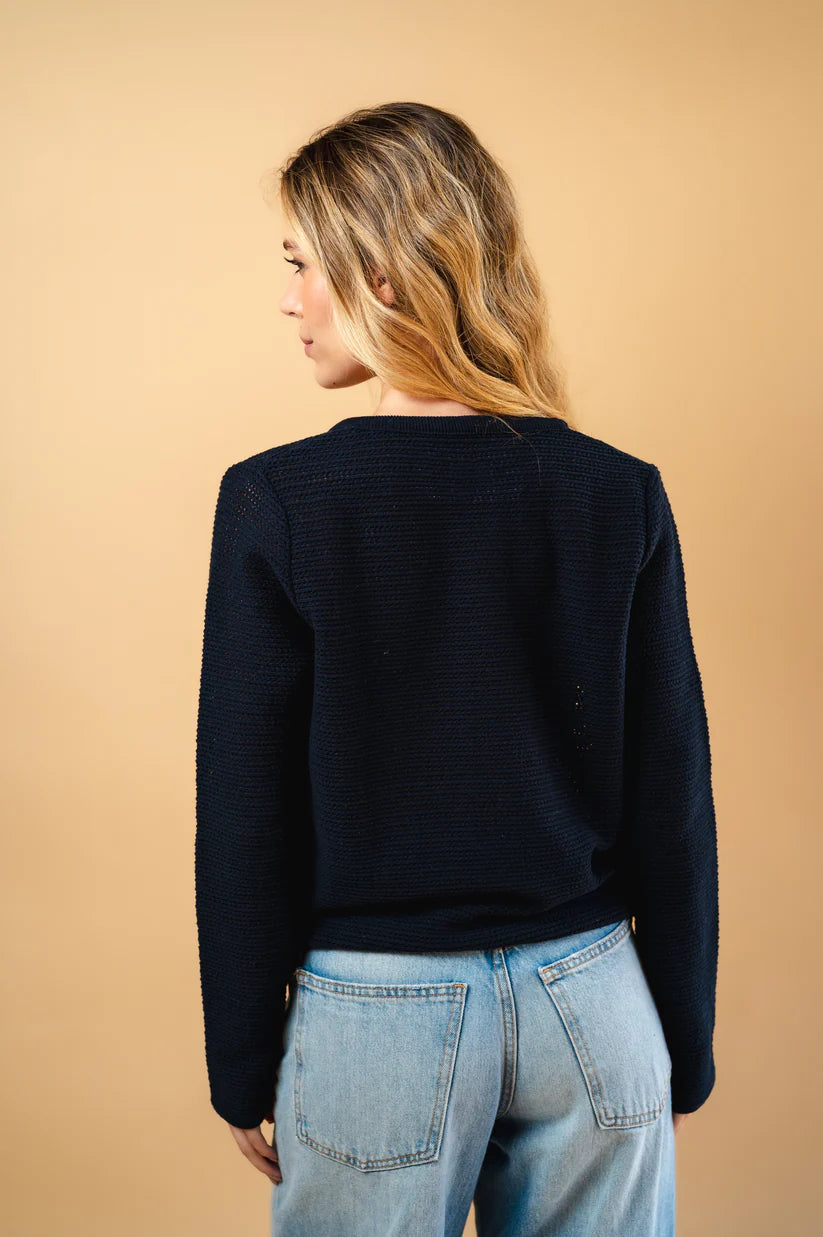 Sweater Espiga Azul CHAQUETAS Malva CO