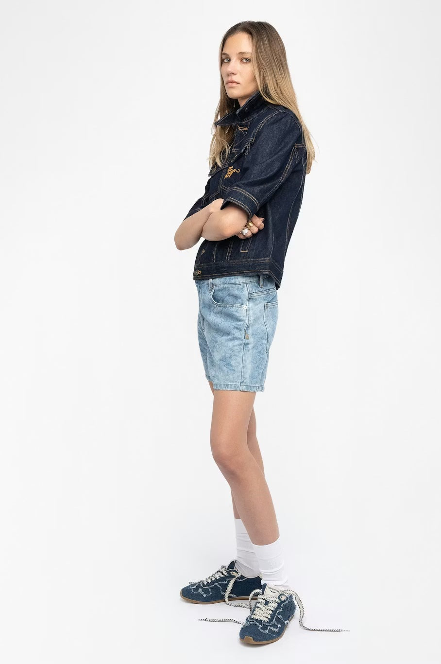 Tenis Zv Dance Denim ZADIG ET VOLTAIRE TENIS Malva CO