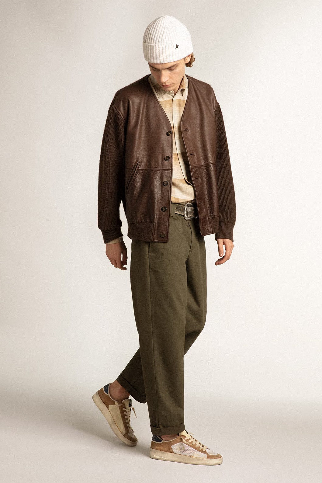 Tenis Golden Goose Stardan Delave Nylon With Net Hombre GOLDEN GOOSE TENIS Malva CO