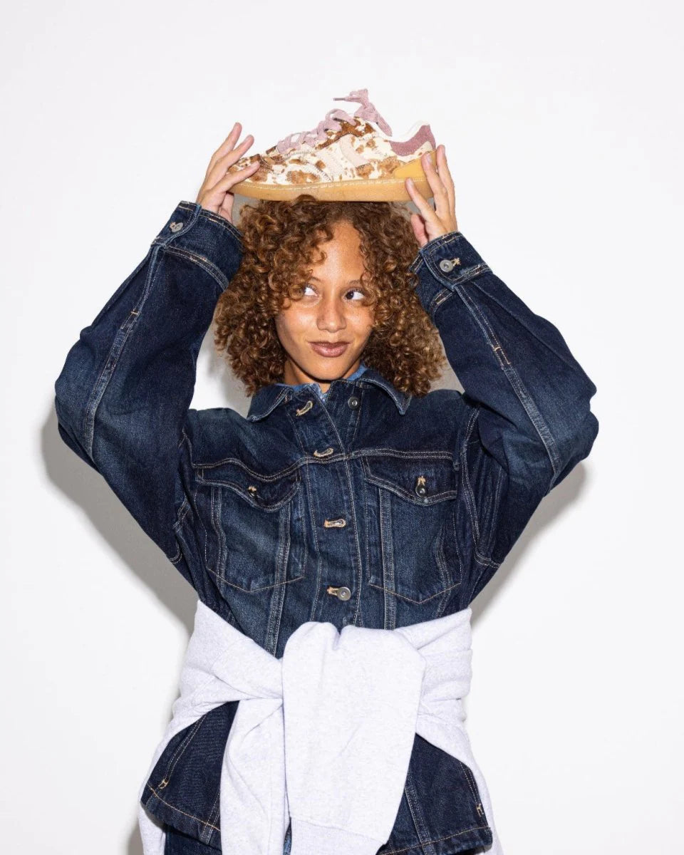 Tenis Coolway De Mujer Goal Moo Splash White