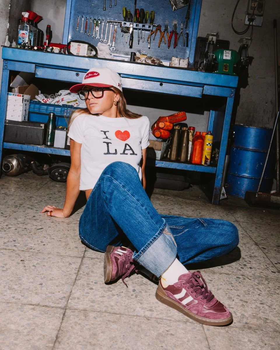 Tenis Coolway De Mujer Goal Deep Rouge