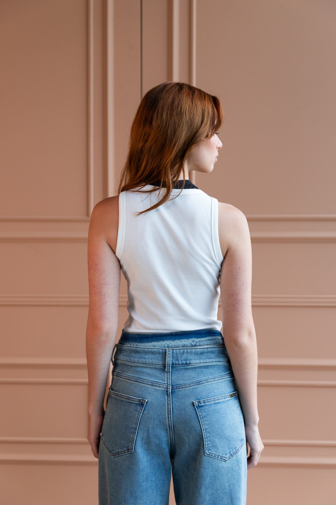 Tank Top Doble Ivory