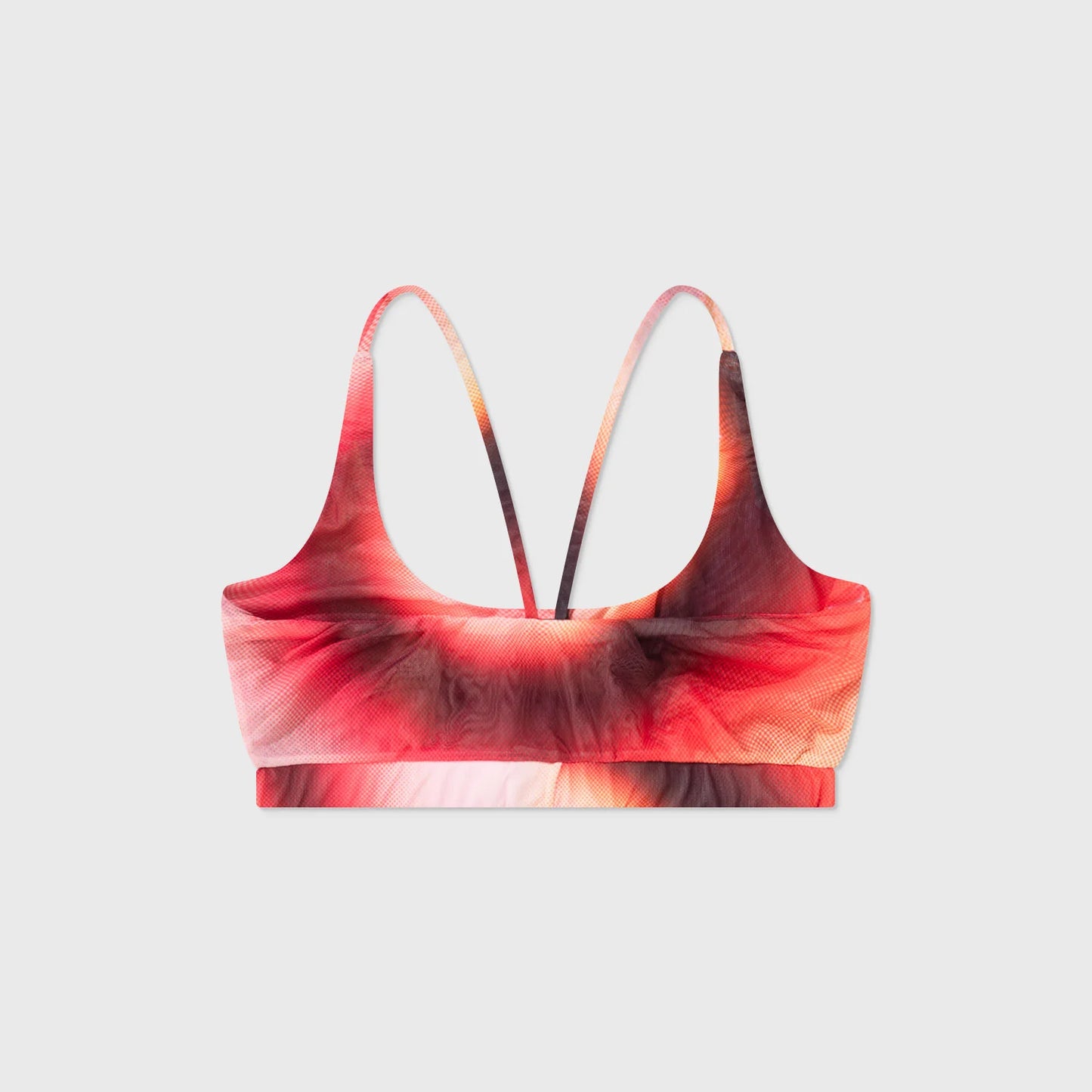 Top Gradient Cutout Mesh Mujer