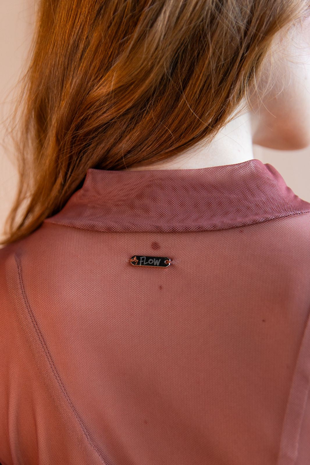 T-Shirt Manga Larga Mesh Mocca