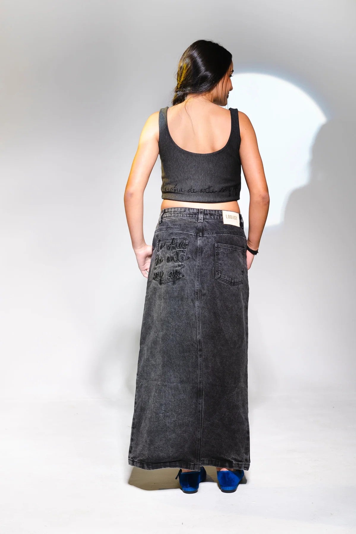 Crop Top Trajana Gris