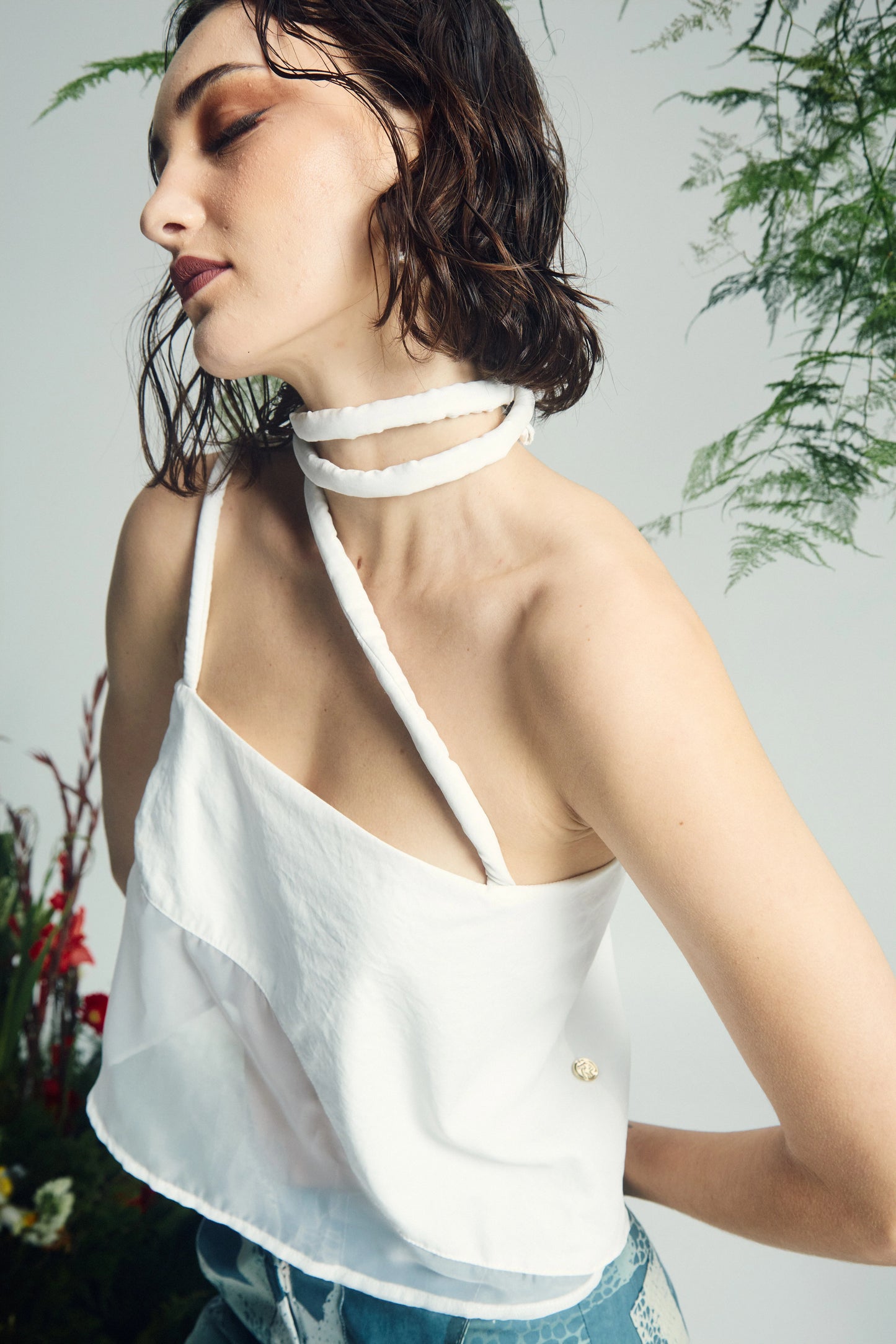 Top Yacare Marfil ZIERRA LEONA TOP Malva CO