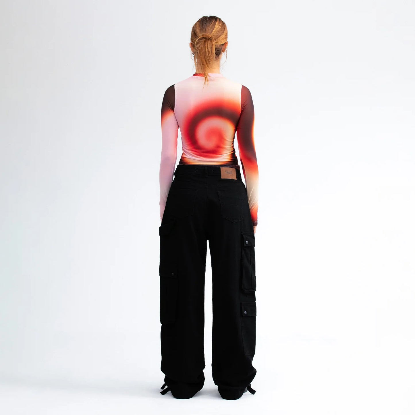 T-Shirt Gradient Mesh Mujer