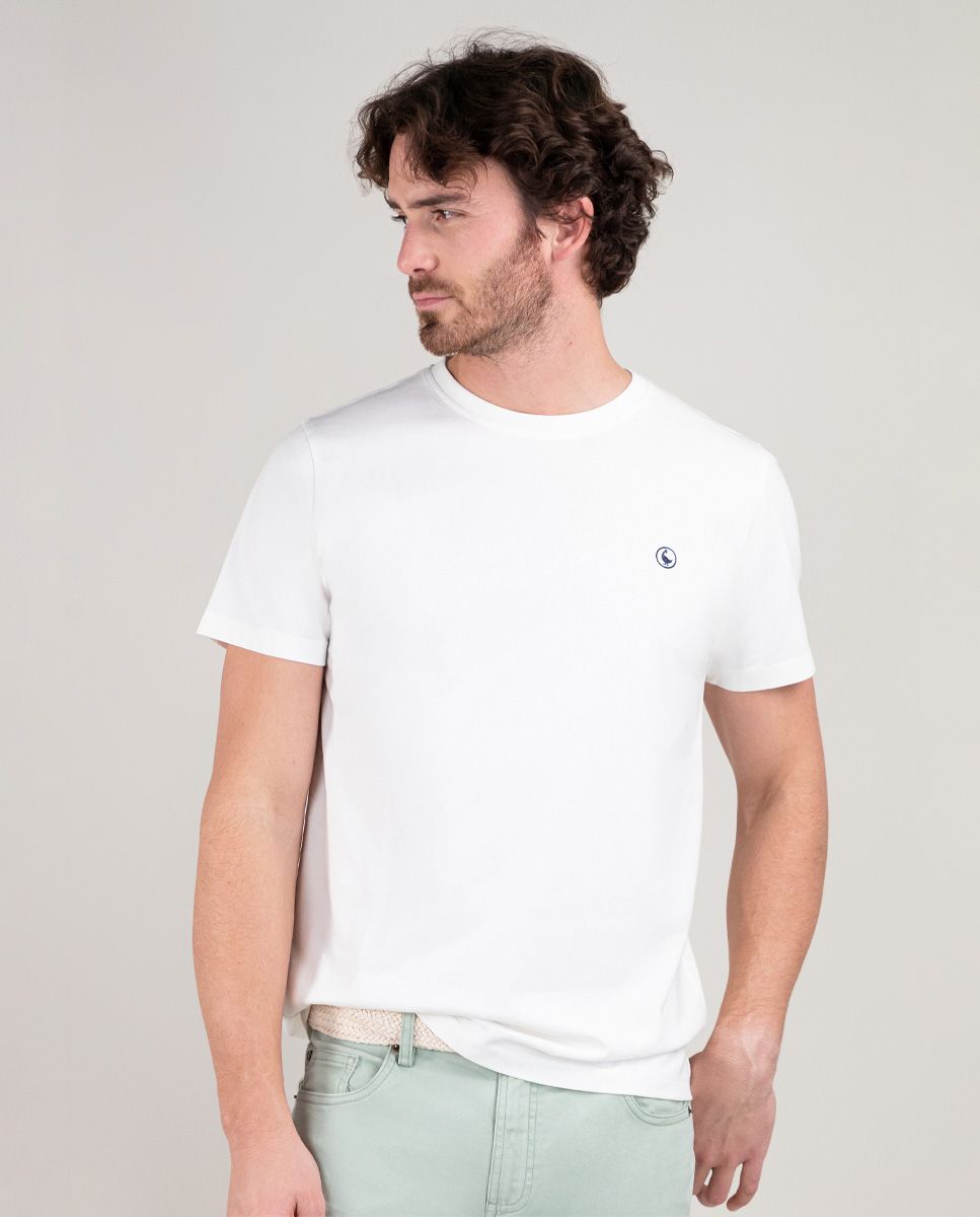 T-Shirt Cuello Caja Garment Dyed EL GANSO T-SHIRT Malva CO