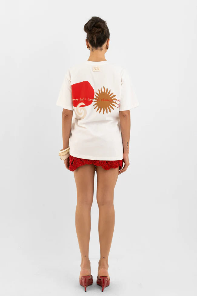 T-Shirt Sabbia Oversized T-SHIRT Malva CO