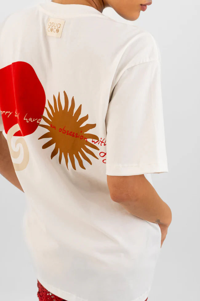 T-Shirt Sabbia Oversized T-SHIRT Malva CO