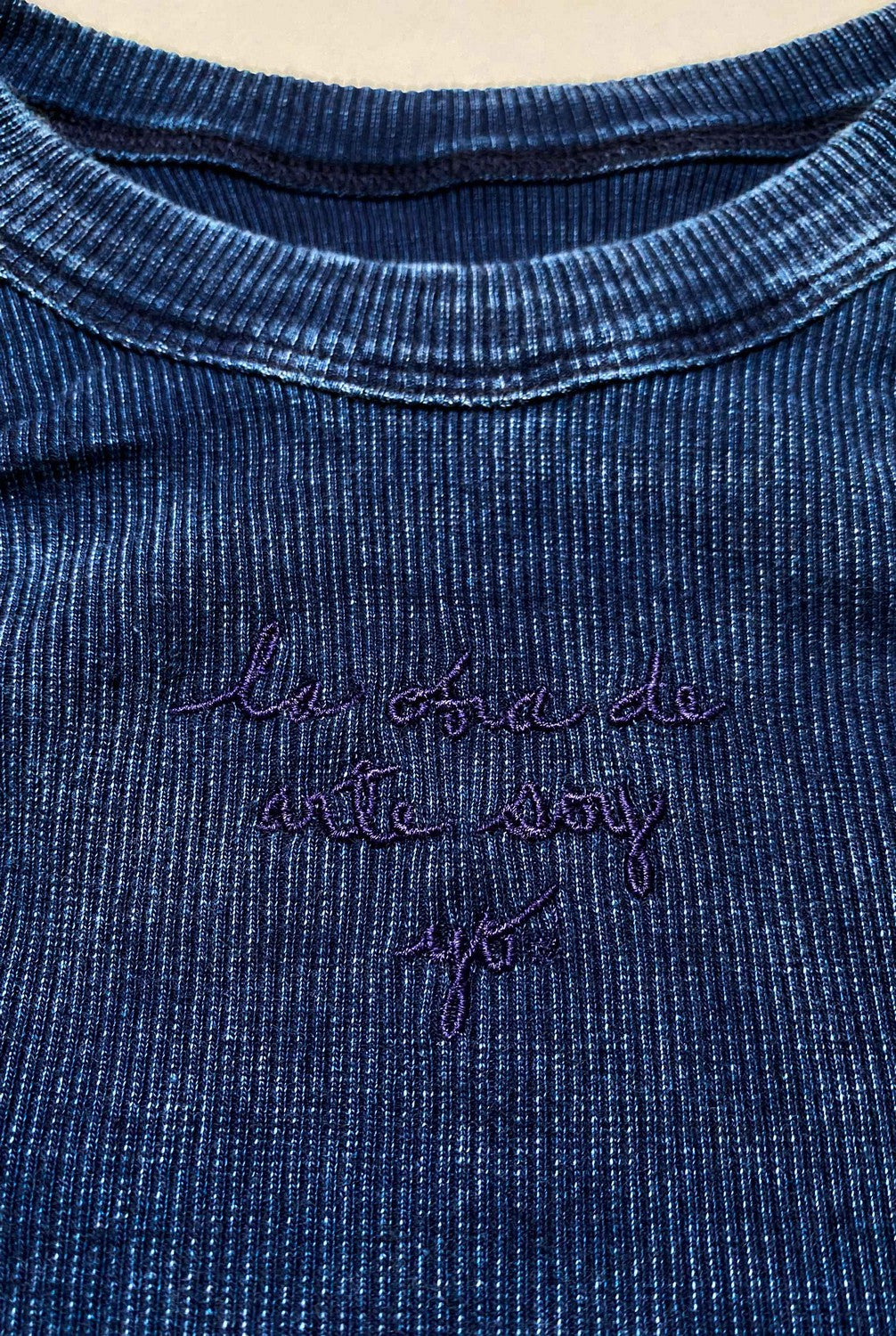 Tank Top Tirantes Azul Profundo