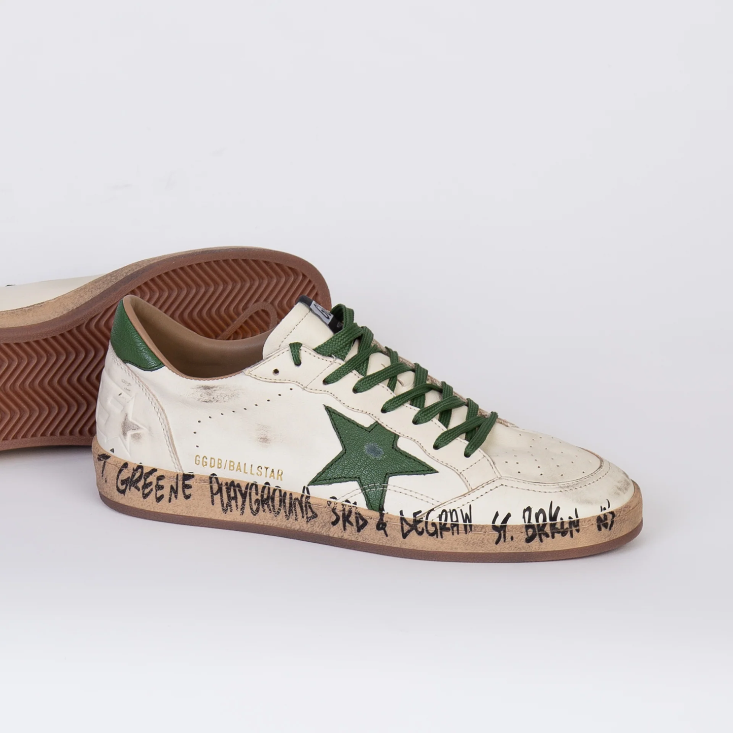 Tenis Golden Goose Ballstar Star And Heel Nappa Hombre