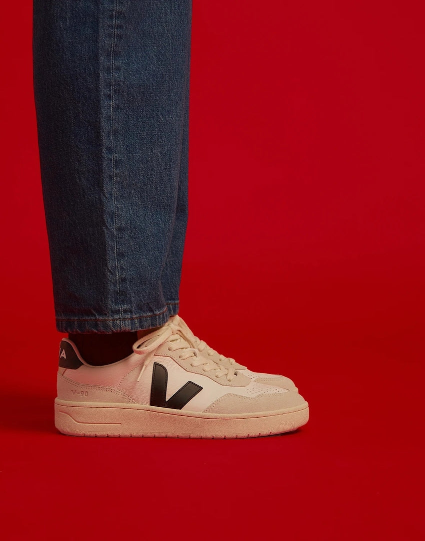 Tenis Veja De Hombre V-90 O.t. Leather VEJA TENIS Malva CO
