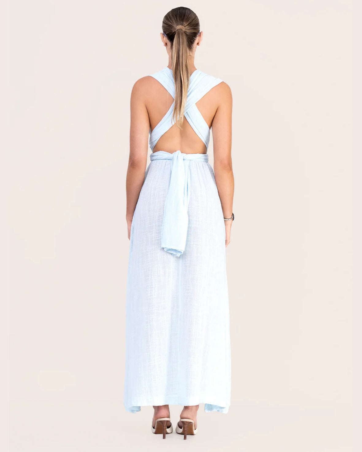 Maxi Vestido Eco De Agua