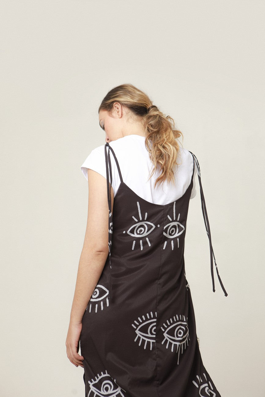 Vestido Slip Ojos Maxi