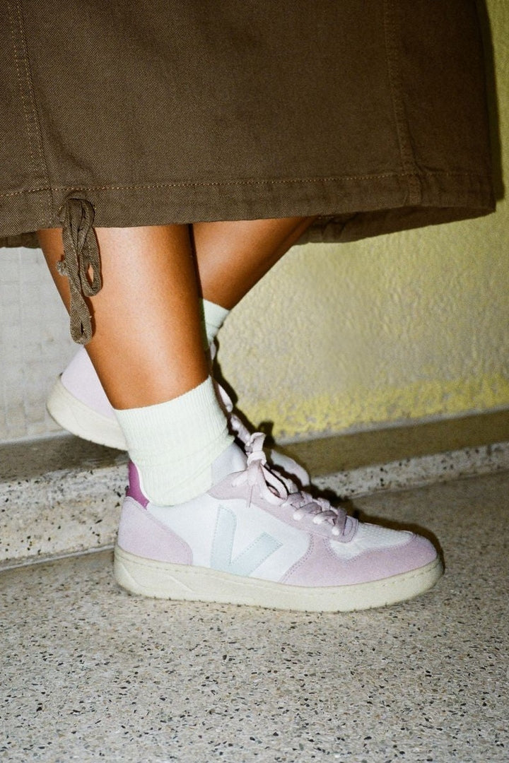 Tenis Veja De Mujer V-10 Gravel VEJA TENIS Malva CO