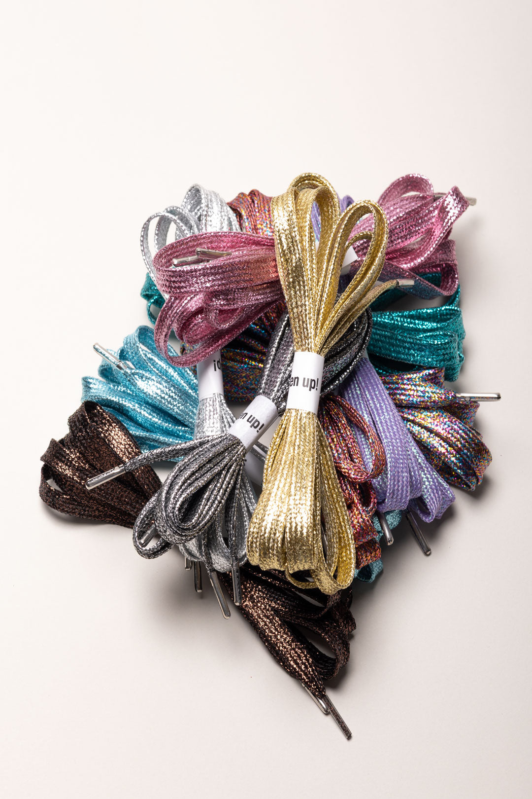 Cordón Plateado Oscuro Glitter