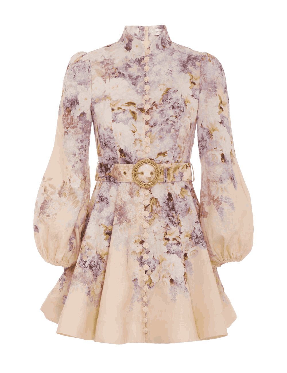 Vestido Lyrical Buttoned ZIMMERMANN MINI VESTIDOS Malva CO