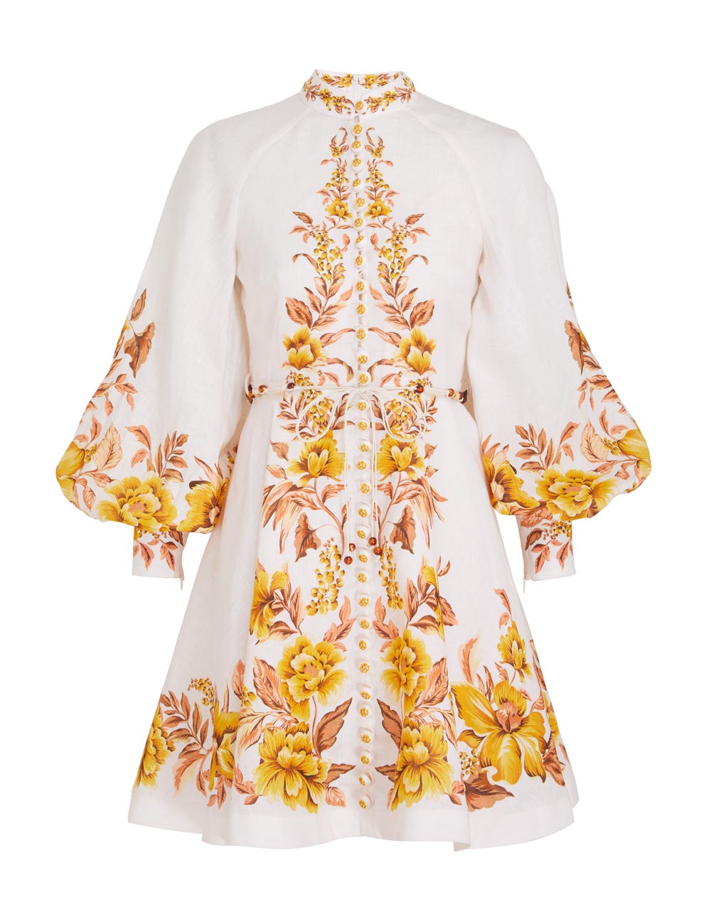 Mini Vestido Vacay Button Up ZIMMERMANN MINI VESTIDOS Malva CO