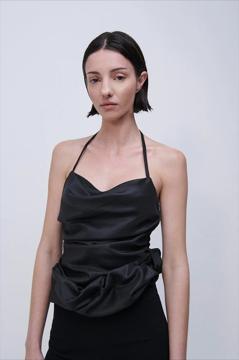 Top Hailee Draped Halter