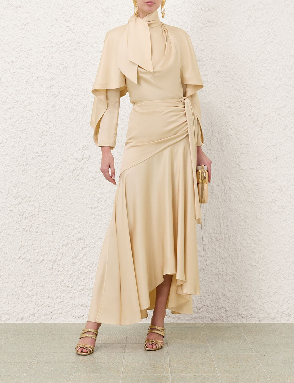 Maxi Falda Drapeada Ascent