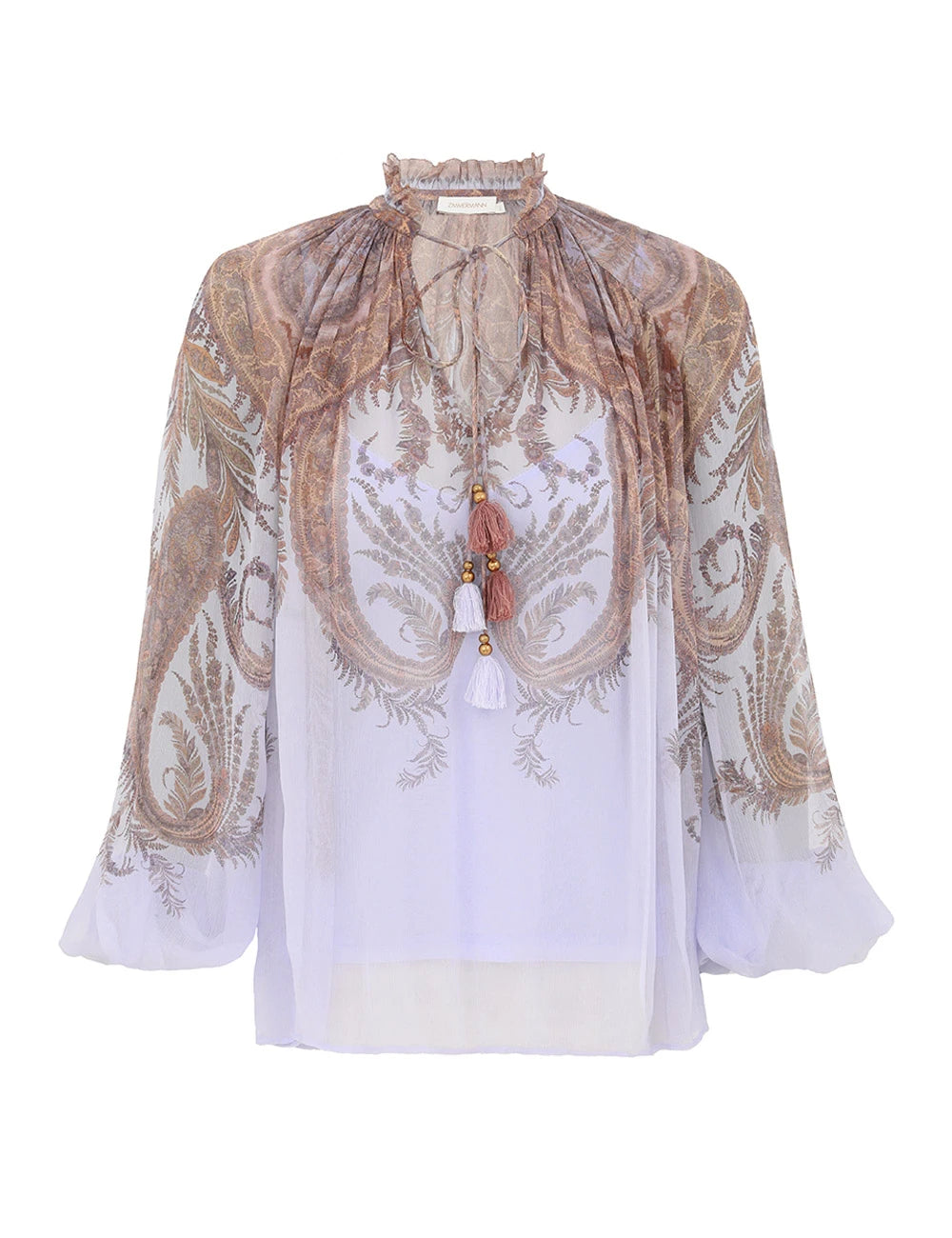 Blusa Hypnotic Billow ZIMMERMANN BLUSAS Malva CO