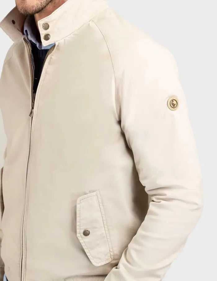 Cazadora Harrintong Beige CHAQUETAS Malva CO