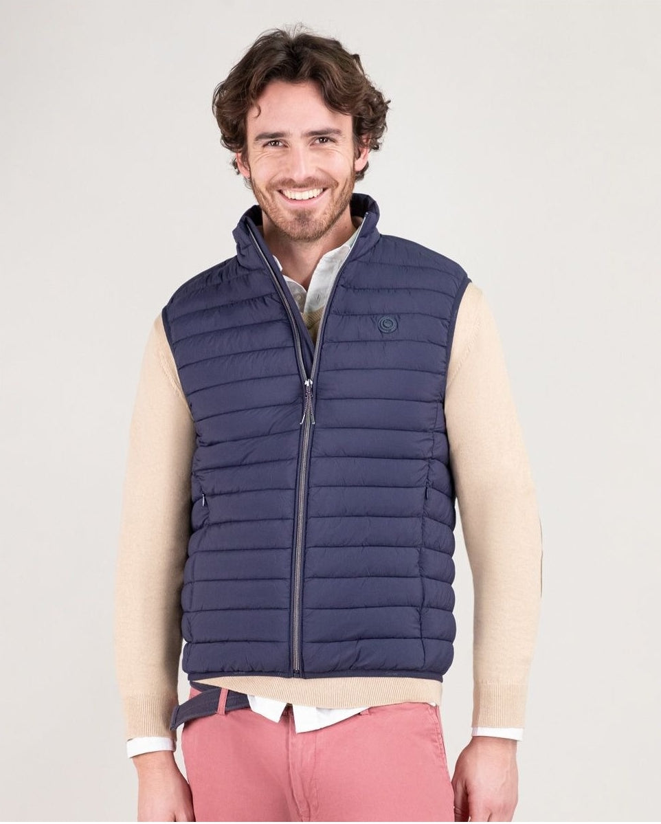 Chaleco Acolchado Básico Marino CHALECOS Malva CO