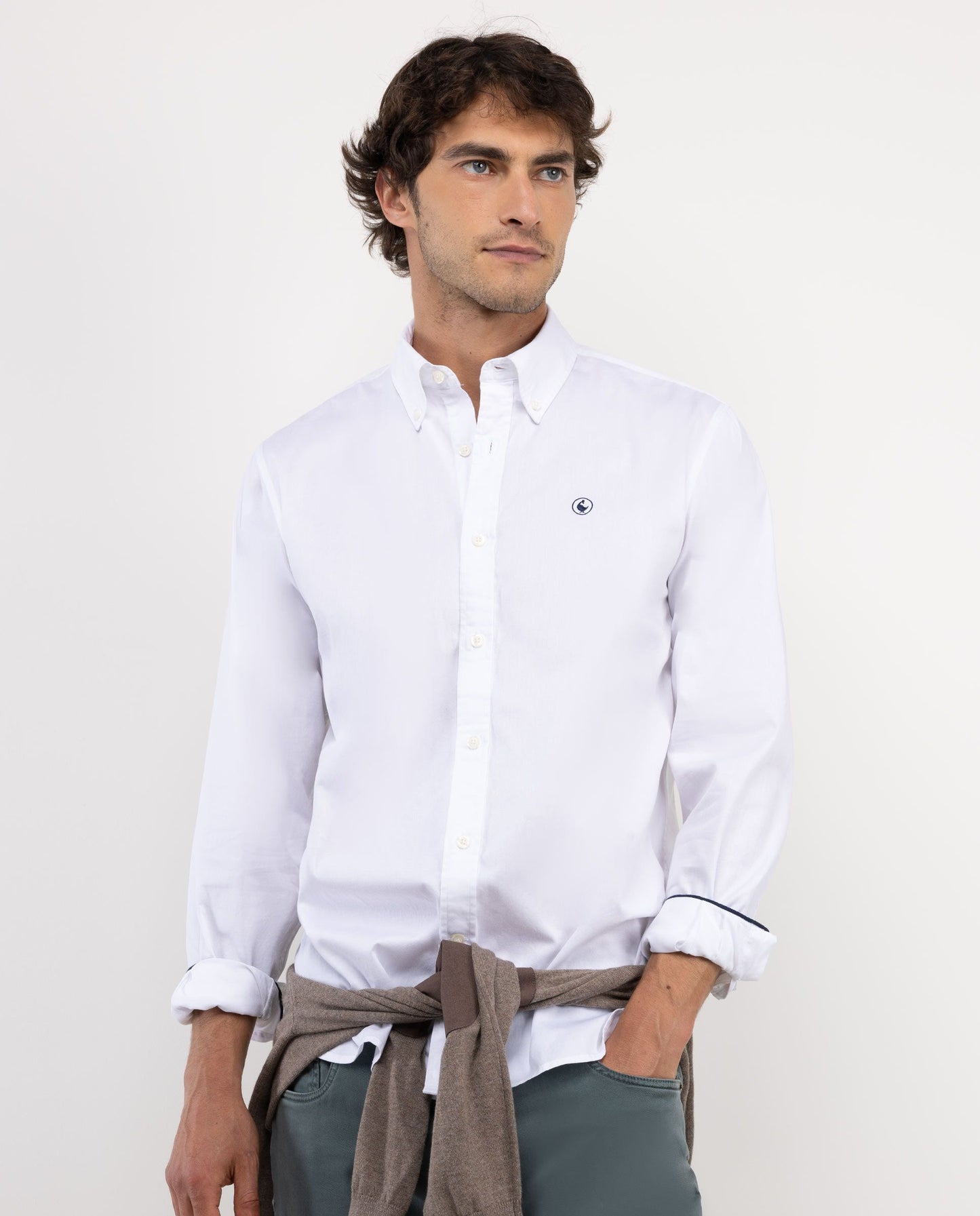 Camisa Algodón Garment Dyed EL GANSO CAMISAS Malva CO