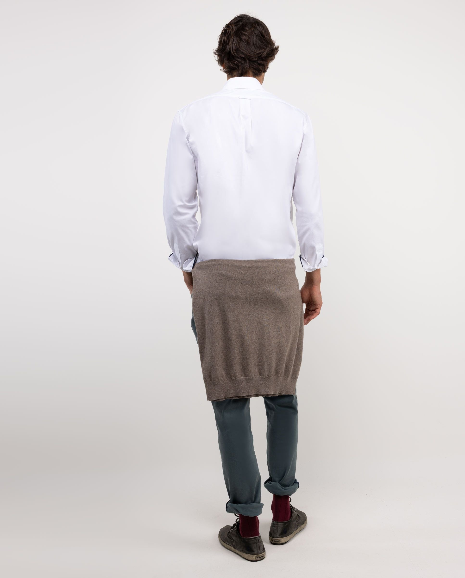 Camisa Algodón Garment Dyed EL GANSO CAMISAS Malva CO