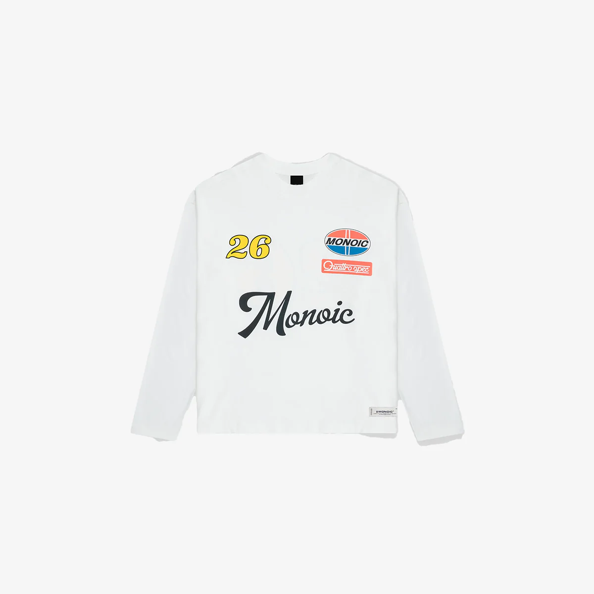 T-Shirt Boxy Fit Longsleeve 26 Cloud Dancer