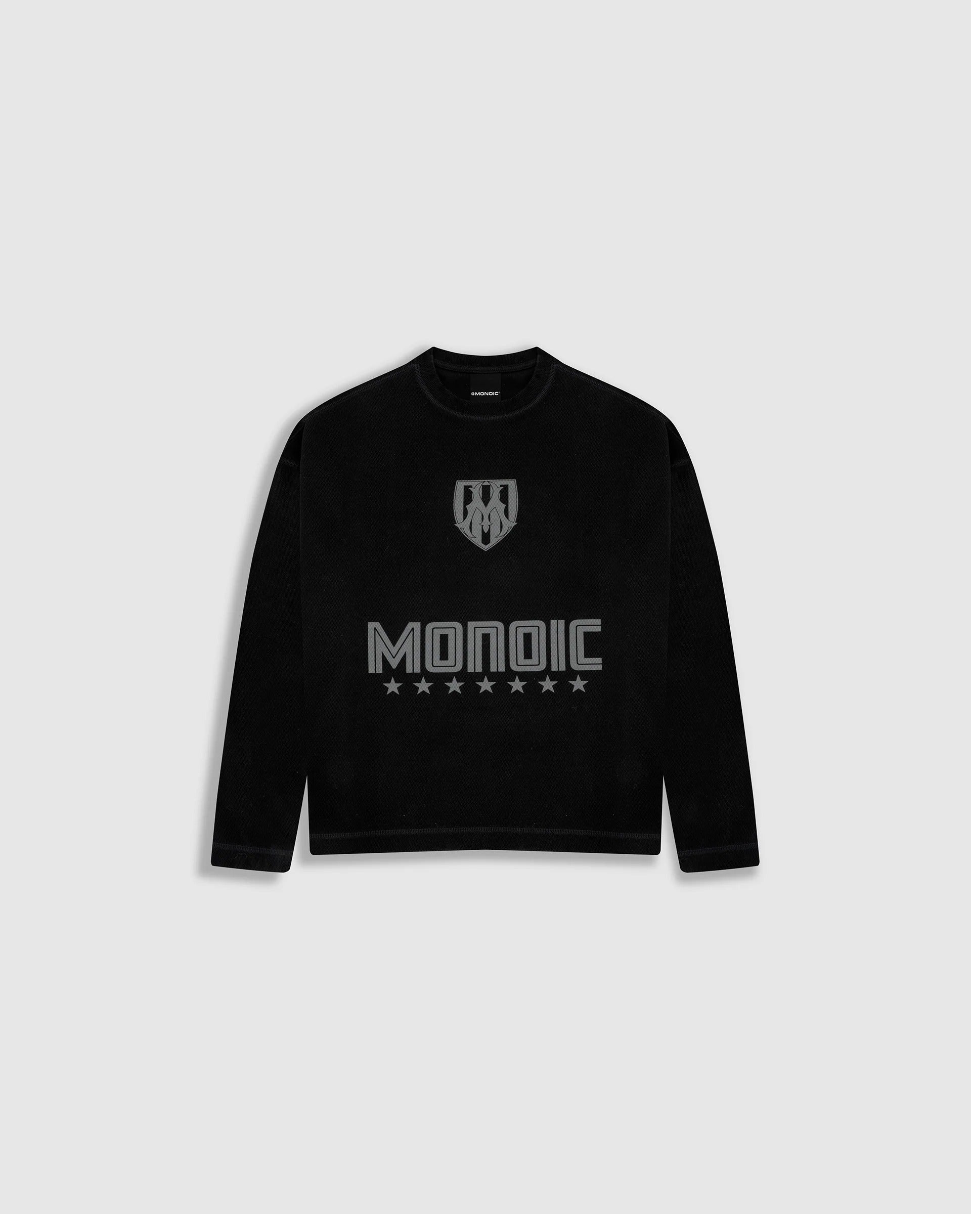 Jersey Shield Waffle Long Sleeve