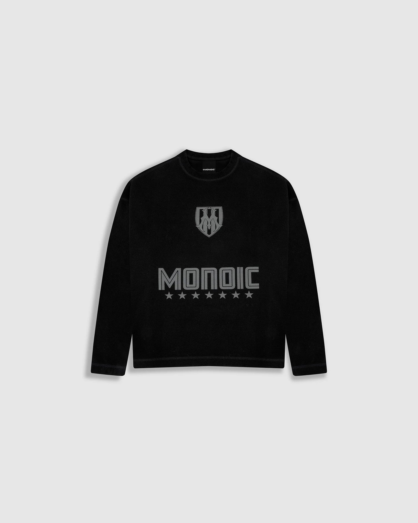 Jersey Shield Waffle Long Sleeve