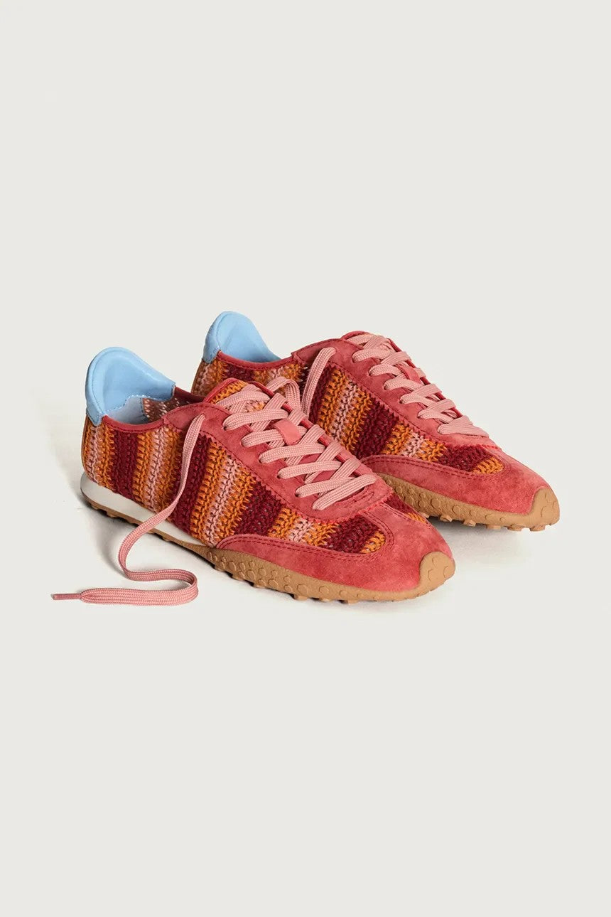 Tenis Hoff Bird Woven Coral Mujer