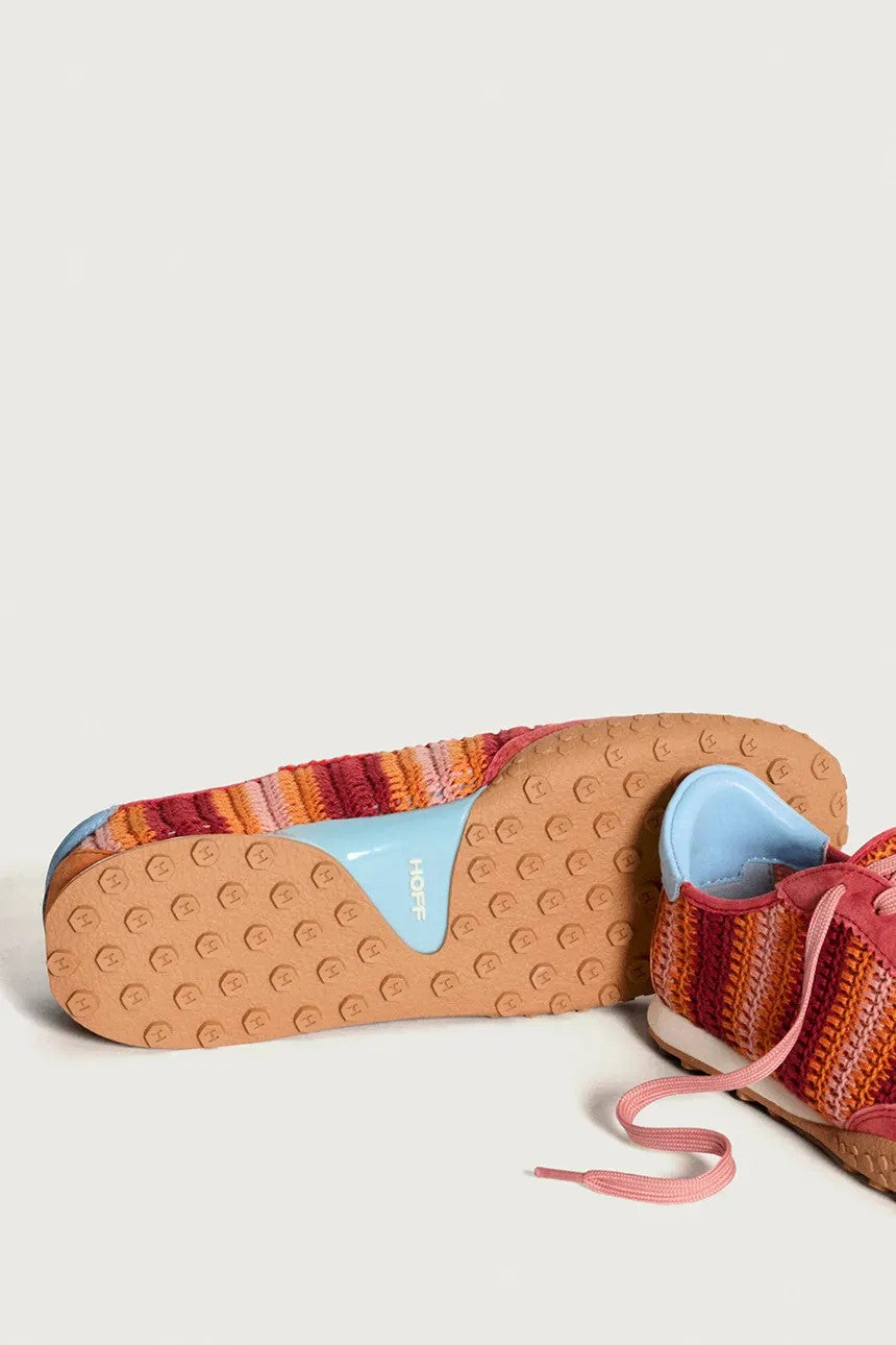 Tenis Hoff Bird Woven Coral Mujer