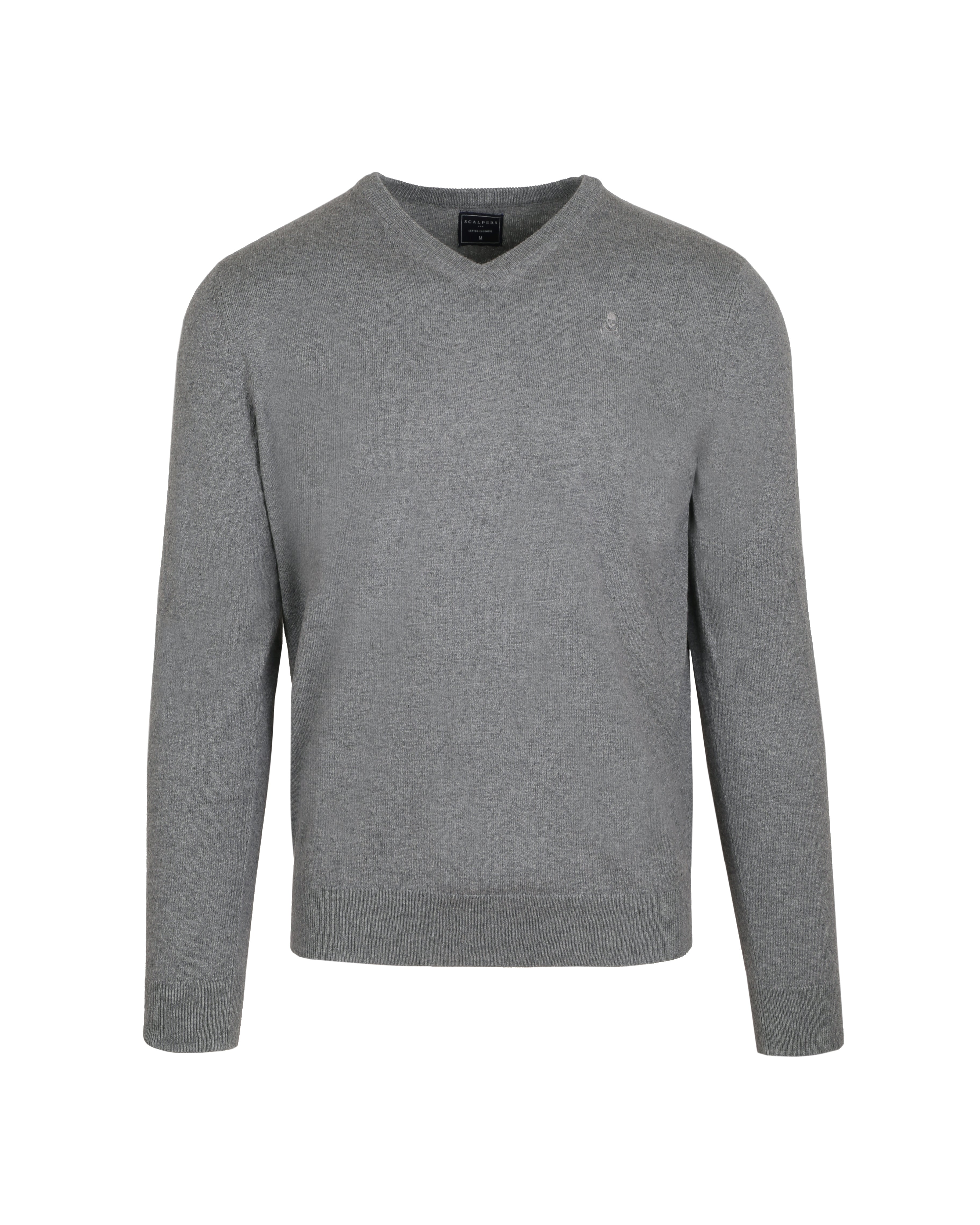 Sweater Cuello Pico Calavera