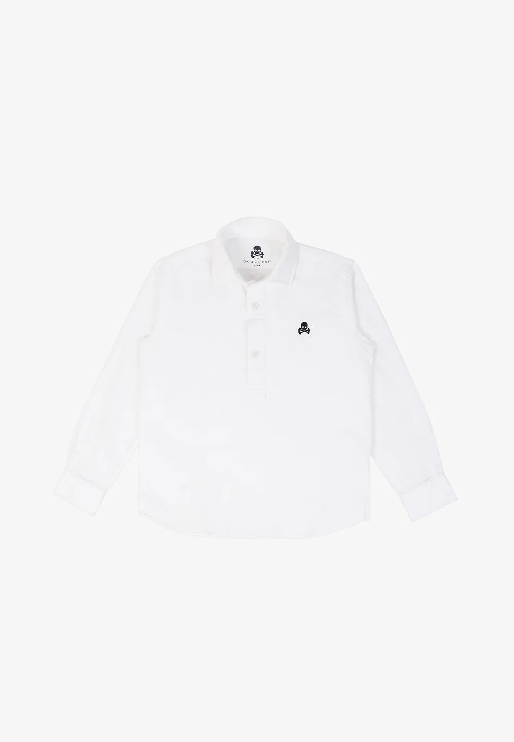 Polera Sc Kids Oxford Calavera Contraste