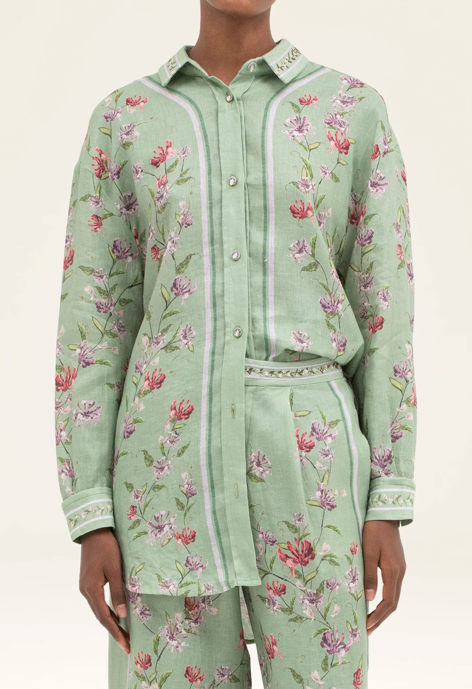 Camisa Cecilia Honeysuckle
