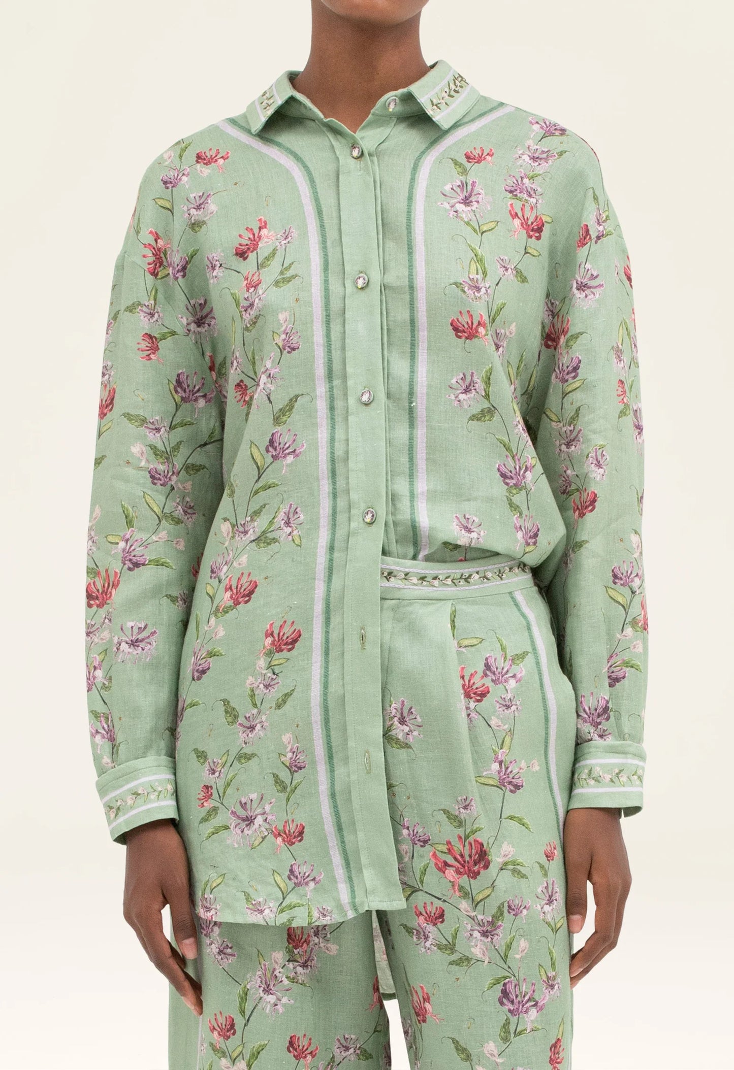 Camisa Cecilia Honeysuckle