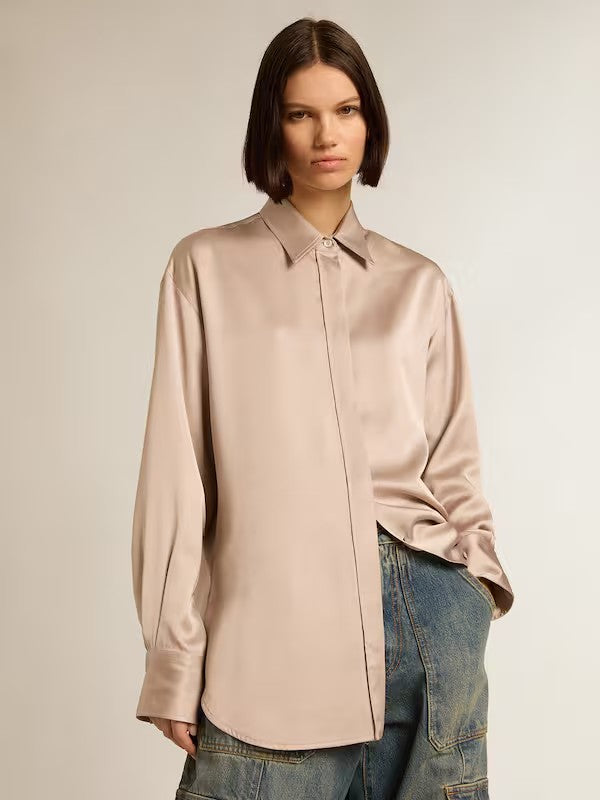 Camisa Golden Goose Mujer Journey Boyfriend Fluid