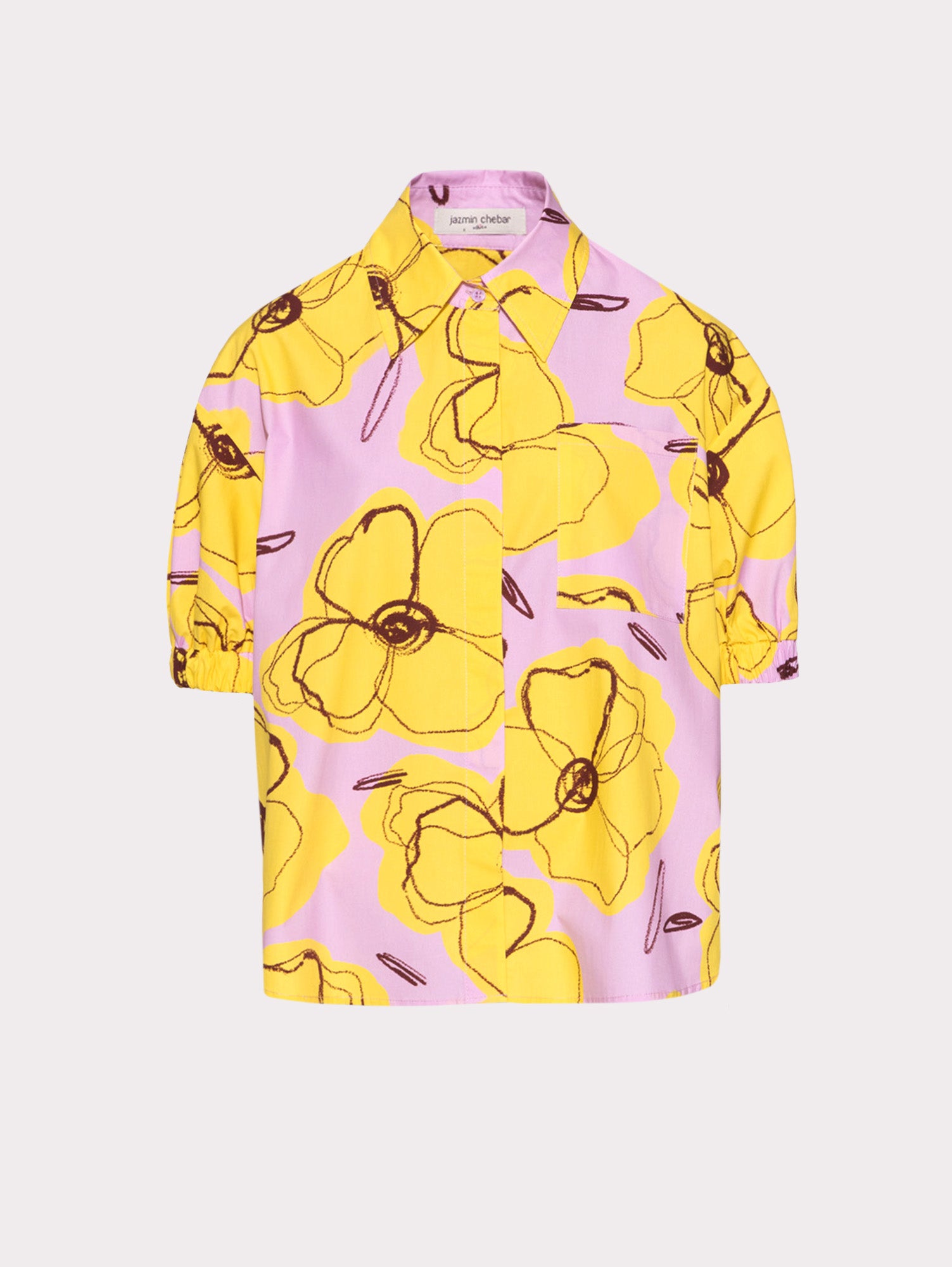 Camisa Esther JAZMIN CHEBAR CAMISAS Malva CO