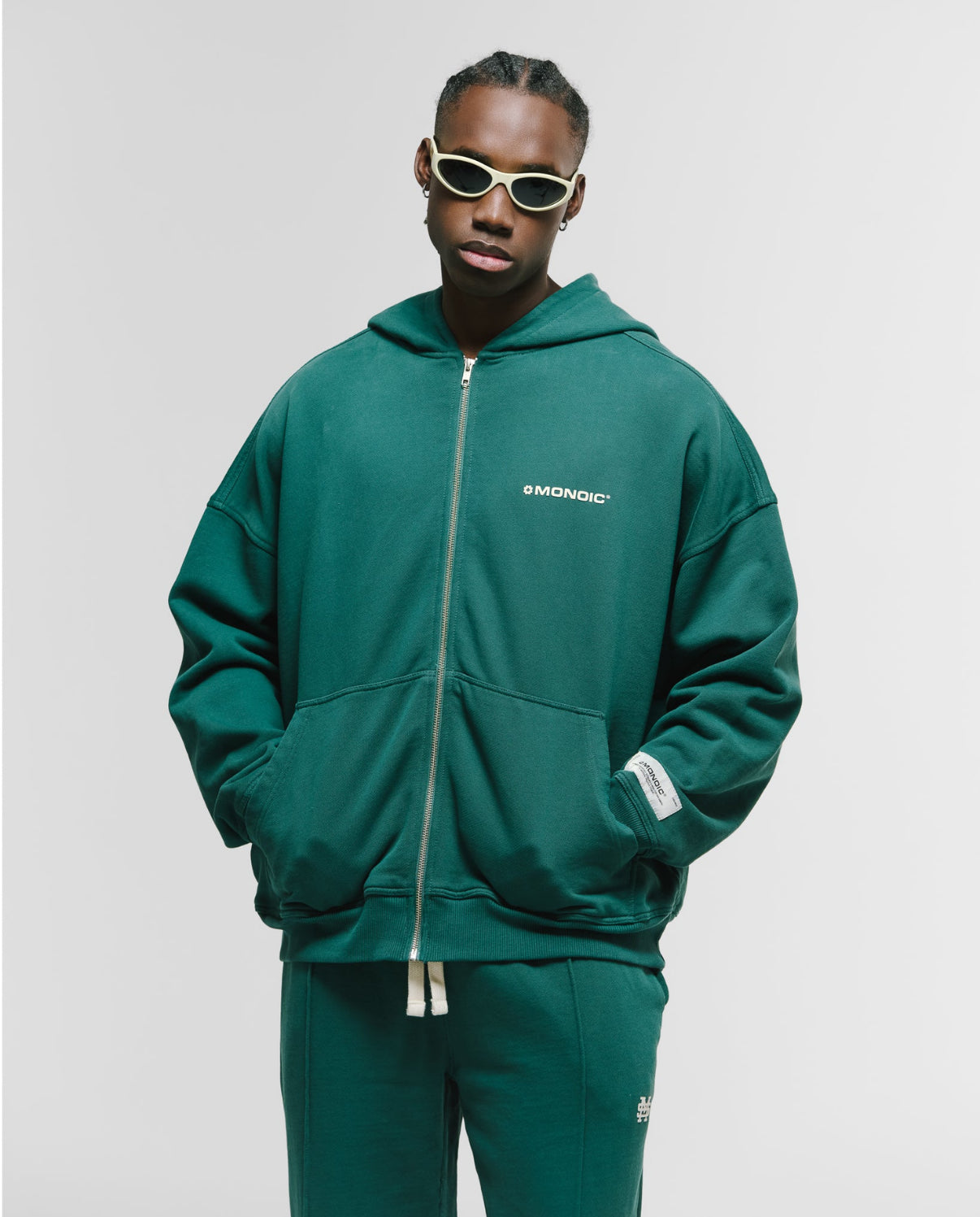 Hoodie Basic Oversized Zip V4
