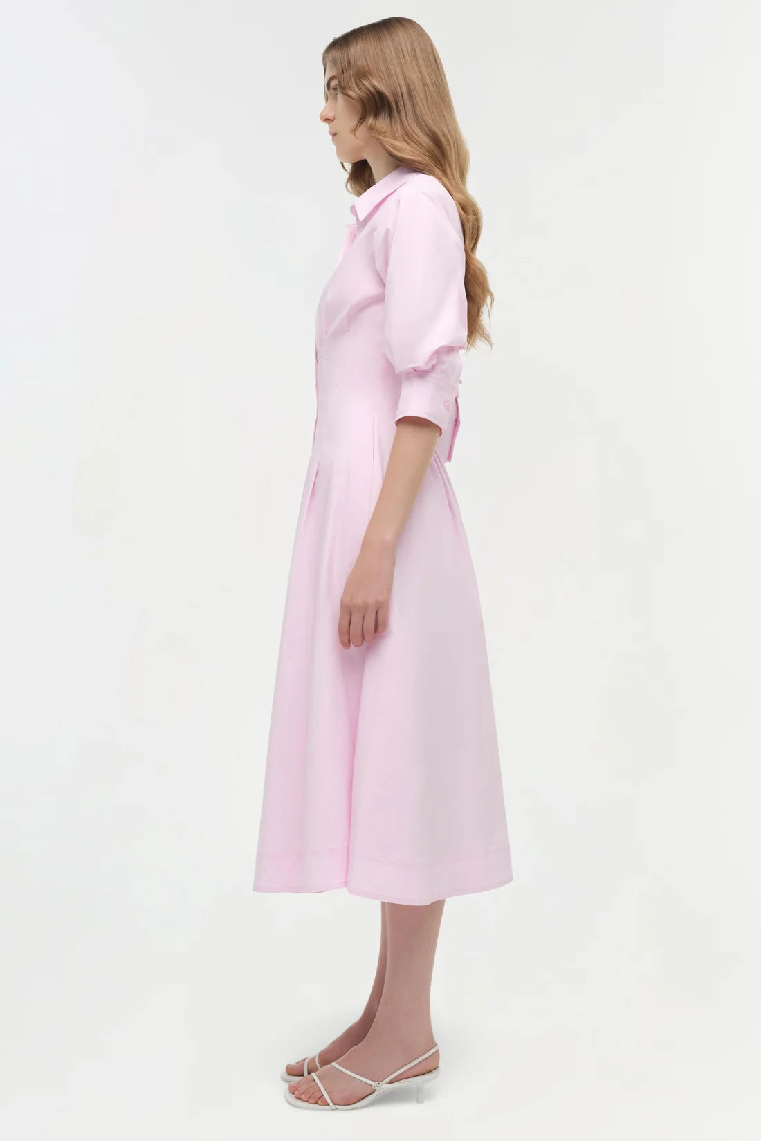 Midi Vestido Jazz Pintuck