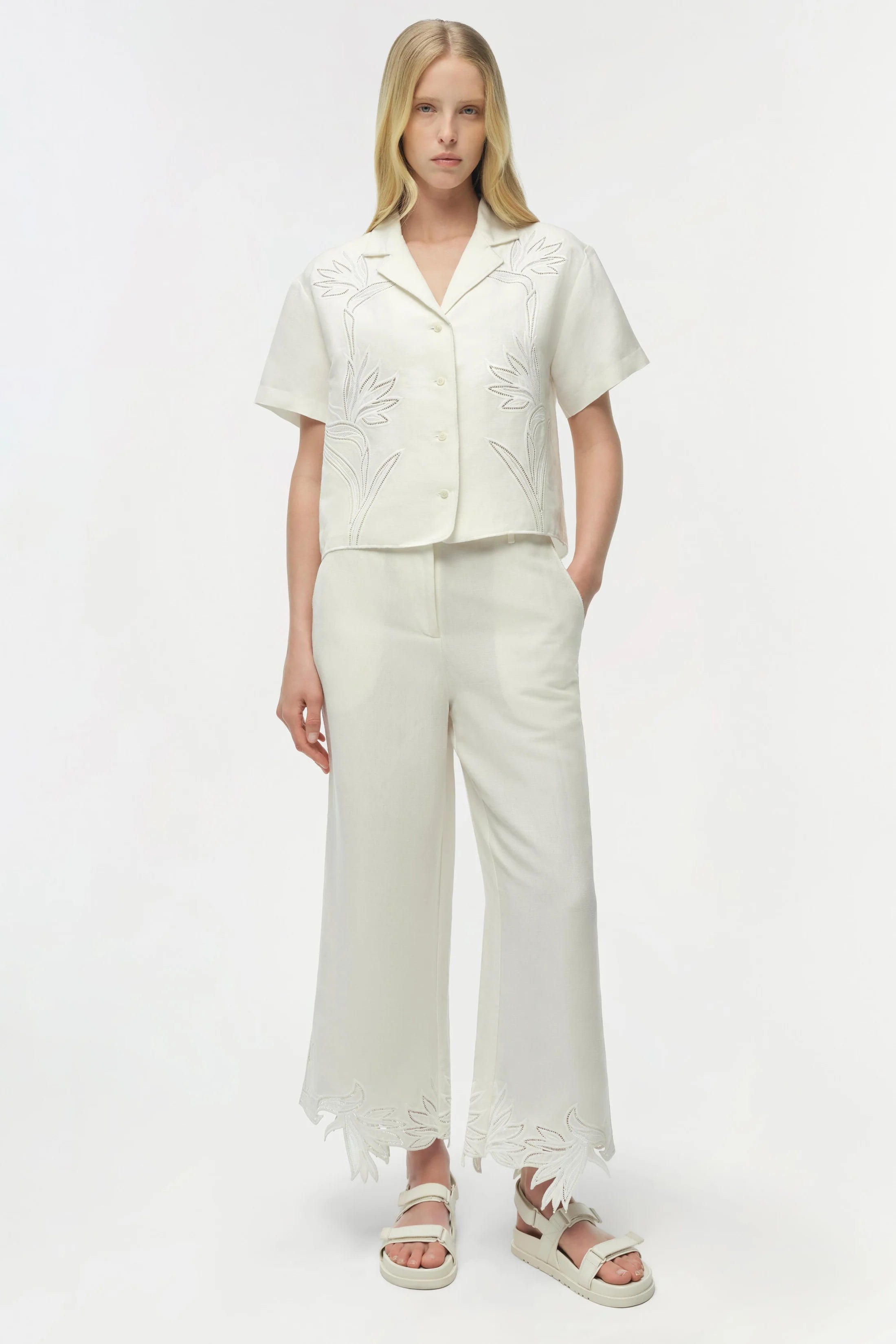 Camisa Camp Louisa Embroidered