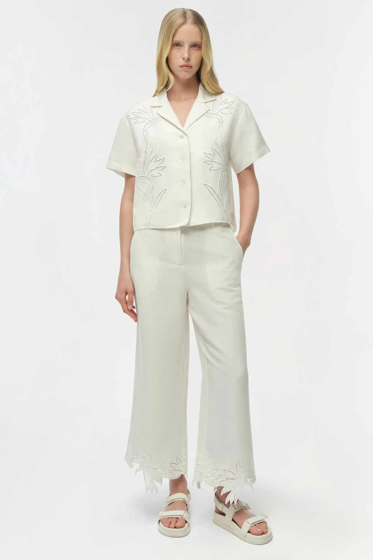 Camisa Camp Louisa Embroidered