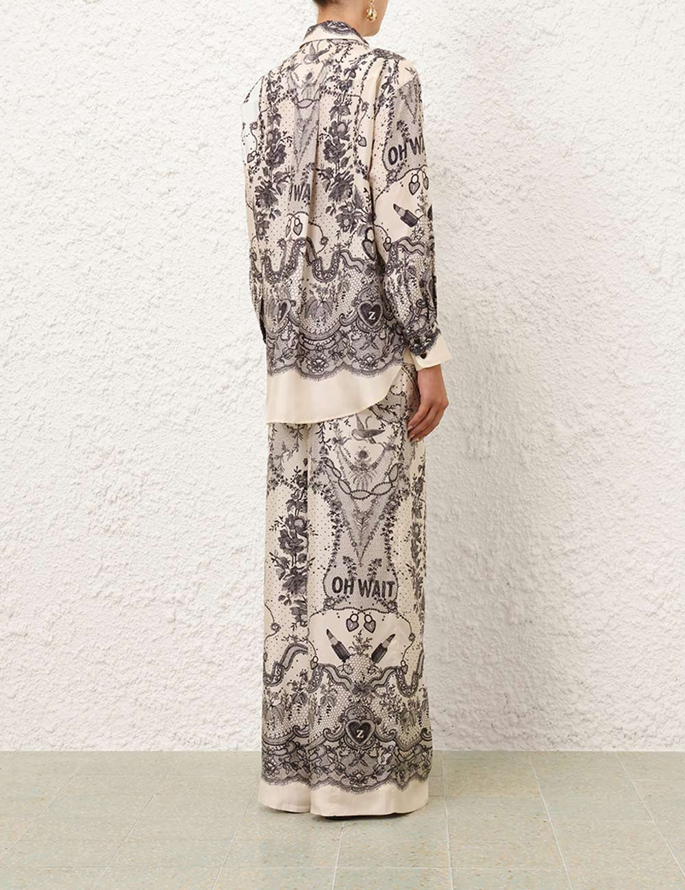 Pantalon Crush Draw Waist ZIMMERMANN DE VESTIR Malva CO