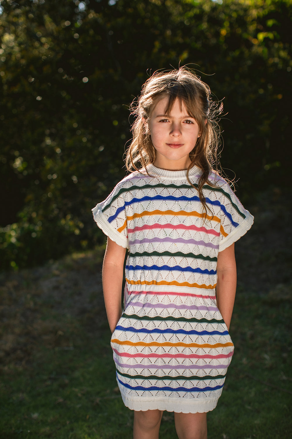 Vestido De Punto Arcoiris