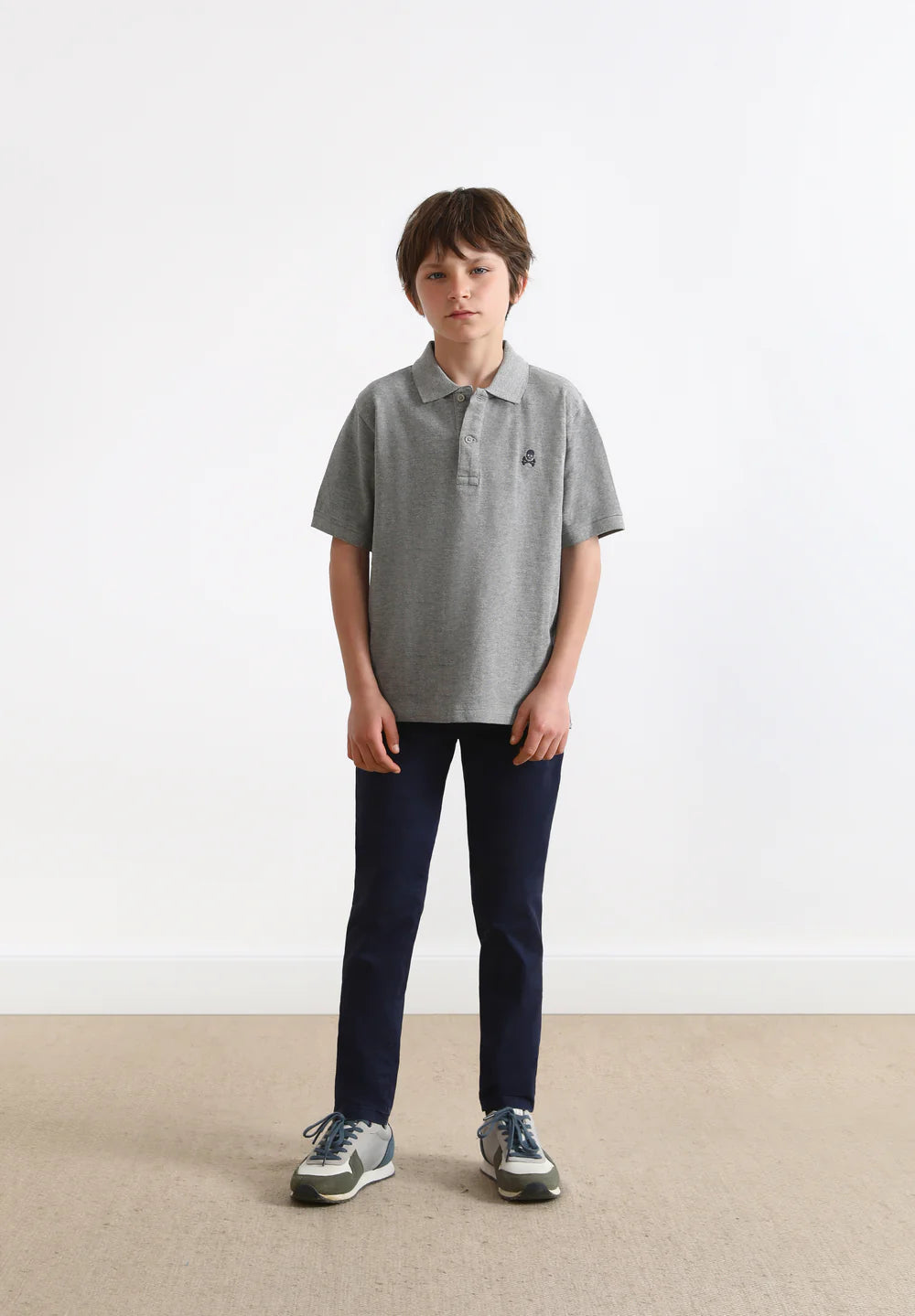 Polo Sc Kids Básico Calavera