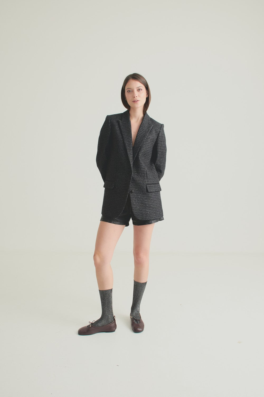 Pack 2 Medias Estampado Liso